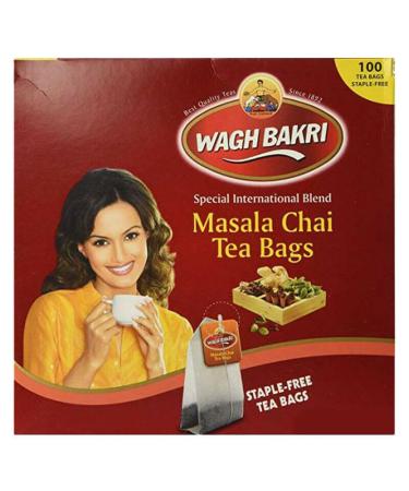 Wagh Bakri Masala Chai 100 Tea Bags (200g) (1)