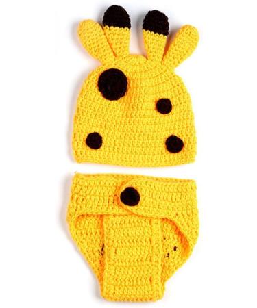 Eshining Handmade Baby Photography Props - Cute Deer Yellow Knitting Clothes for Newborns - Buy Online on GoSupps.com