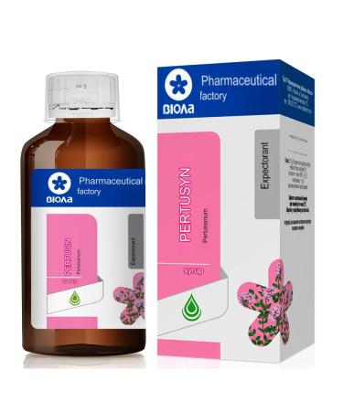 Pertusyn Syrup 100 ml (3.38 fl.oz) / Extract of Thyme - Thins Sputum and Helps to get rid of Cough