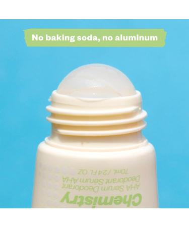 Kosas Chemistry Deodorant - Aluminium and Baking Soda Free + BO-Fighting AHA Serum that Exfoliates Softens and Nourishes the Skin (Fragrance Free) - Buy Online on GoSupps.com