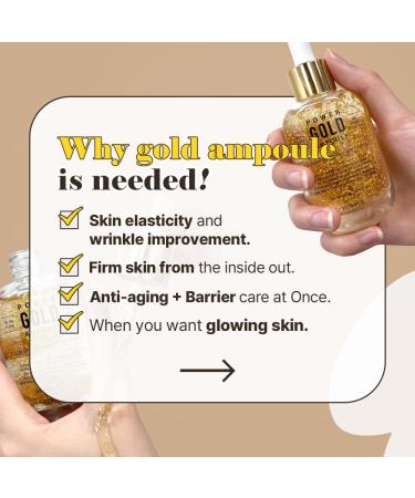 EUNYUL Power Enhancing Gold Ampoule 50ml - 99.99% Pure 24K Gold Serum for Radiant Skin | International Shipping Available - Buy Online on GoSupps.com
