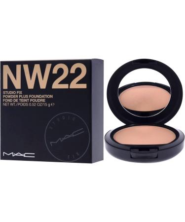 MAC Studio Fix Powder Plus Foundation NW22 15g - Pack of 1 | Long-lasting Matte Finish - Buy Online on GoSupps.com