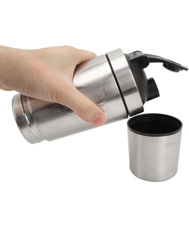 Tyenaza Bouteille Shaker en Acier Inoxydable Bouteille Shaker De Prot ines avec Balance Bouteille Shaker Portable en Acier Inoxydable Double Section pour Amoureux de la Gym Adolescents - Buy Online on GoSupps.com