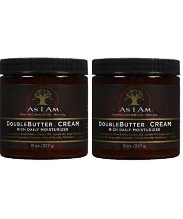 As I Am Double Butter Rich Daily Moisturizer 8 Ounce (2 Pack)