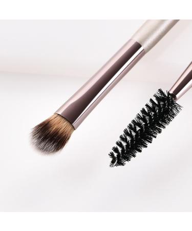 Angled Eyebrow Brush Eyelash Brush Eyelash Comb Eyeshadow Brush Eye Makeup Brush Double Head Eyebrow Brush For Makeup - Buy Online on GoSupps.com