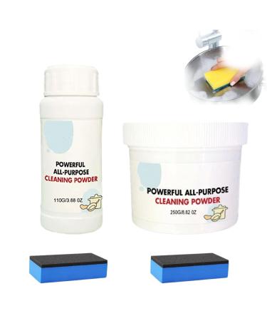 Powerful Kitchen All-Purpose Cleaning Powder Powerful Kitchen All-Purpose Powder Cleaner Household Multifunctional Strong Cleaning Agent Kitchen Cleaner Remove Rust Stains (110g+250g)