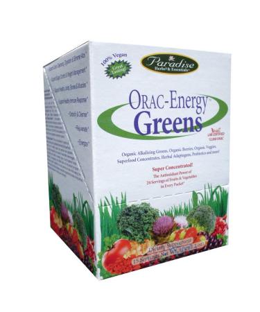 Paradise Herbs ORAC-Energy Greens 15 Packets 6 g Each