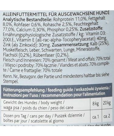Buy RINTI Kennerfleisch Veal 24 x 400g - Premium Quality Dog Food for International Shipping - Buy Online on GoSupps.com