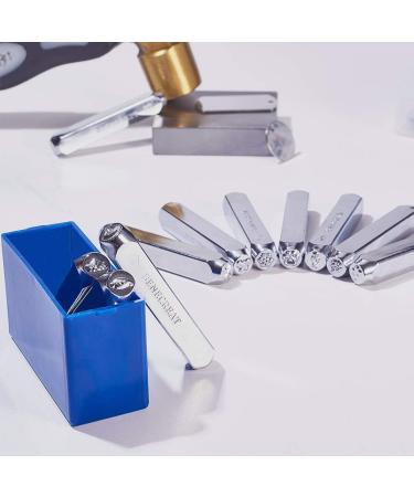 Benecreat 12 Pack Nature Theme Metal Punch Stamps in Stamping Tool Case - 6mm Design Stamp Set for Metal, Jewelry, Leather, Wood - Hard Carbon Steel - Buy Online on GoSupps.com