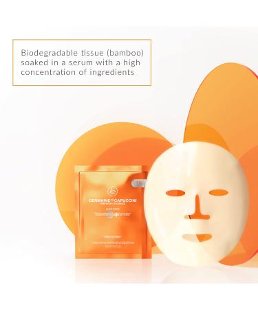 Germaine de Capuccini Timexpert Radiance C+ | Glow Force Mask - Vitamin C Anti-Fatigue Facial Mask for Extraordinary Luminosity - Fast 15-Minute Nourishment - 0.6 Fl Oz - Buy Online on GoSupps.com