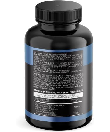 INSPORT Nutrition - Tribulus MAX 90 - Health Protection Line - 222 mg extract per capsule - standardized to 90% saponins - Testosterone - Fitness Stimulant - 100 capsules - Buy Online on GoSupps.com