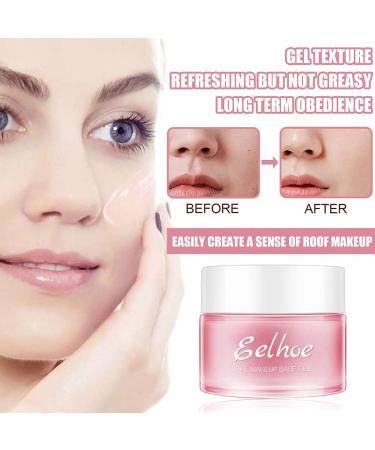  CeFoney Face Makeup Gel Cream Heat Shrink Pore Cream Moisturizing Base Gel for Matte Base Makeup Oil Control and Smooth Fine Lines - Buy Online on GoSupps.com