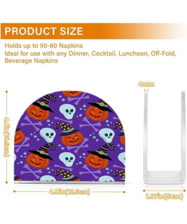 Nander Halloween Pattern Napkin Holder for Tables Napkin Holders for Kitchen Table Napkin Holders Cocktail Napkin Holder Paper Napkins Holder - Buy Online on GoSupps.com