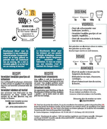 Baking Soda 500g - Buy Online on GoSupps.com