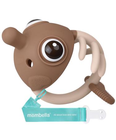 Mombella Clownfish Teether for Babies 3 Months Up Tanned