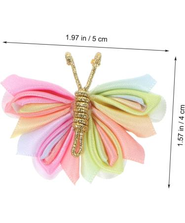 MERRYHAPY 3 Pairs Mini Hair Clip for Kids Butterfly Hair Pin 90s Hair Accessories Trendy Decor Hair Decorations Toddler Hair Accessories Hair Clips Baby Fabric Flash Issue Card - Buy Online on GoSupps.com