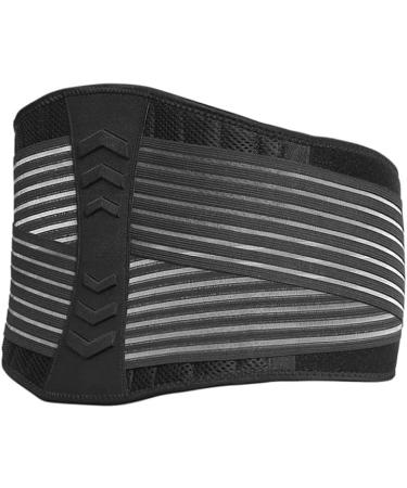 ZWEBY Back Brace Support Belt | Lumbar Support for Lifting Back Pain Relief Sciatica Scoliosis & Herniated Disc - Buy Online on GoSupps.com