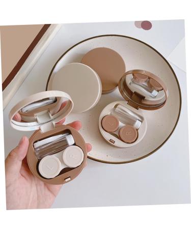 Buy BUIFULSIC Colored Contact Lens Storage Case - 2 Sets Travel Makeup Container | ABS Invisible Decorative Box - Buy Online on GoSupps.com