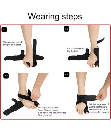 Big Toe Bunion Corrector - Toe Valgus Alignment Tool for Health Care - One Size Fits All - Buy Online on GoSupps.com