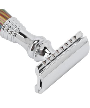 Double Edge Safety Razor - Men's Reusable Manual Shaving Razor Handle | Smooth & Clean Shave | Eco-Friendly Home Salon Tool - Buy Online on GoSupps.com