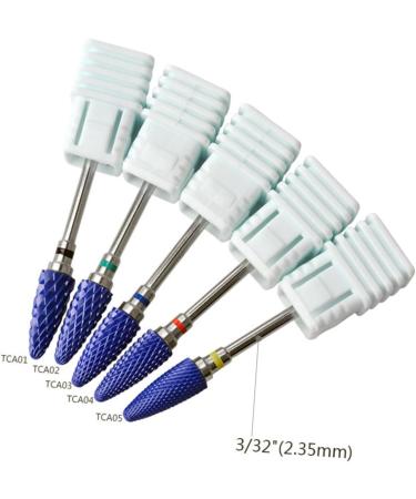 Healeved 1 Set Nail Art Supplies Polish Nail Drill Bits for Nails Manicure Kit Electric Nail Drill Bits Diamond Nail Drill Bits Nail File Bits Beginner Carbide Drill Grinding Head Ceramics - Buy Online on GoSupps.com