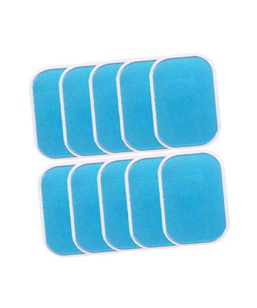 Homsfou replacement gelpads for abdominal stimulators 30 pieces of leaf gel pads for abdominal stimulators Gelpads for belly toner replacement gelpads jelly fitness sticker fitness devices hydrogel stickers
