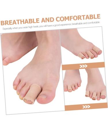 Healifty 8 Pcs Silicone Toe Cover Sleeves - Reusable Gel Protectors for Toe Tubes & Finger Sleeves - Anti-wear & Elastic Bands for Toe and Finger Protection - Buy Online on GoSupps.com