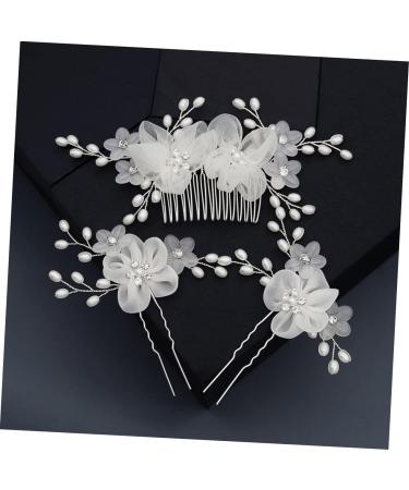 FOMIYES 1 Set Comb Plate Hairpin Wedding Hair Side Comb Bride Hair Comb Flower Hair Comb Flower Side Combs Rhinestone Hair Comb Wedding Headpiece for Bride Bun Hairpin Mosaic Fabric Manual - Buy Online on GoSupps.com
