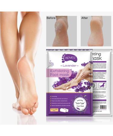 FC Fancy Foot Peeling Mask - 3 Pairs | Natural Exfoliating Socks for Baby Soft Feet | Lavender Rose & Chamomile | Cornea Removal for Men & Women - Buy Online on GoSupps.com