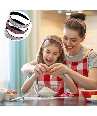Shop Stylish 3-Piece Elastic Crystal Hair Bands | Non-Slip Rhinestone Accessories for Women & Men - Fashionable & Versatile - Buy Online on GoSupps.com