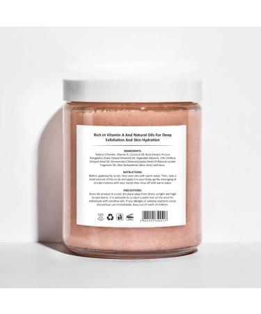MIDNIGHT MANTRA Coco Rose Organic Luxe Body Scrub Enriched with Vitamin A and Natural Oils for Deep Skin Exfoliation 100% Natural Exfoliating Body Scrub Uk - Buy Online on GoSupps.com