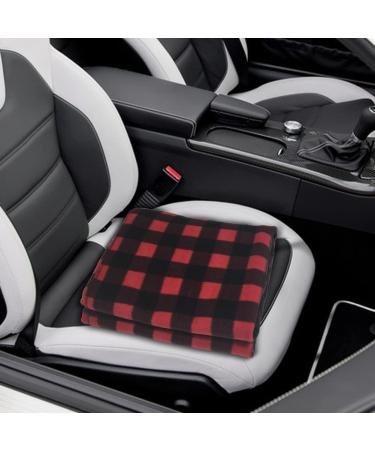 Bosuge Heated Car Ceiling Blanket - Quick Heating 12V Portable Fleece Travel Blanket in Red & Black for Winter - Buy Online on GoSupps.com