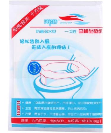 Toilet Seat Cover 50pcs/lot Convenient Travel Disposable Toilet Seat Cover Mat 100% Waterproof Toilet Paper Pad Seat Paper Cover - Buy Online on GoSupps.com
