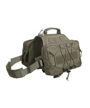 Excellent elite spanker service hunt dog backpack dog dish saddlebag hundred bag adjustable moll dog backpack for medium-sized large dog (rgn-l) l military green - Buy Online on GoSupps.com