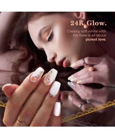 PrettyDiva Dip Powder Set - 4 Colors SOMETHIN' DARING Collection - Hot Date Dip Powder - 1Oz Scarlet Red, Stargazer Red, Nova Pink, Milky White - Foil Sparkly Glitter Nail Dip Powder for Salon Manicure at Home - Buy Online on GoSupps.com