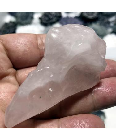 PUNNI Crystal Stone Stone Crow Figurines Natural Gemstone Carved Raven Skull Bird Head Statue Animal Ornaments Home Decoration Accessories Room Decor 1pc SHENGYUYIN (Color : Black Size : 1pc) - Buy Online on GoSupps.com