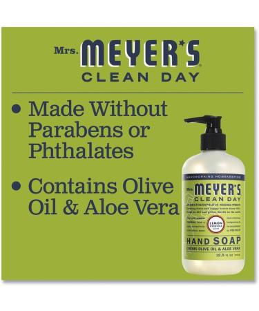 Mrs. Meyer's Clean Day Organic Lemon Verbena Scent Liquid Hand Soap 12.5 oz. (Pack of 6) - Buy Online on GoSupps.com