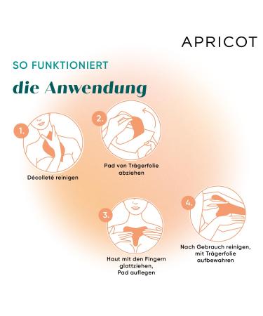 Apricot Beauty Dekoltee Pad - Anti-Wrinkle Silicone Pad for Cleavage Tightening | Dermatologist Approved | Made in Germany (1 Pack No Hyaluronic Acid) - Buy Online on GoSupps.com