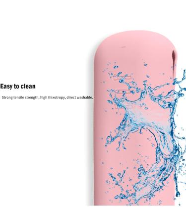 Silicone Makeup Brushes Case - Stylish Pink Organizer for Travel & Storage - International Shipping Available - Buy Online on GoSupps.com