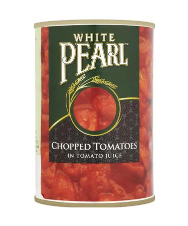 White Pearl Chopped Tomatoes in Tomato Juice 400g-Food