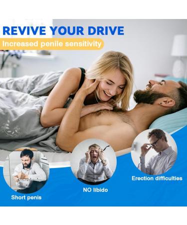 Enlargement Massage Cream for Men | Private Part Extender Oil | Thicker & Longer | 60ml (Blue - Buy Online on GoSupps.com