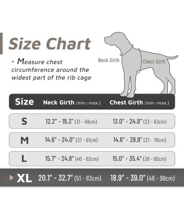 Eagloo Large Dog Harness for Training | Adjustable Anti-Pull Harness with Reflex Strips | Chest Harness for Labrador & Large Breeds | Brown XL (1 Pack) - Buy Online on GoSupps.com