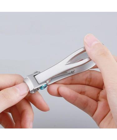 SVAASA Nail Clippers Nail Clippers Stainless Steel Wide Jaw Opening Manicure Fingernail Cutter Thick Hard Toenail Scissors Tools - Buy Online on GoSupps.com