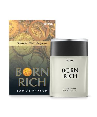 THE RIYA B.ORN/RICH | 100 ml Perfume for Men | Eau De Parfum with Long Lasting Fragrance | Citrus Woody Scent | Luxurious Vogue Scent | Mild Fragrance | Fragrance Spray - Buy Online on GoSupps.com