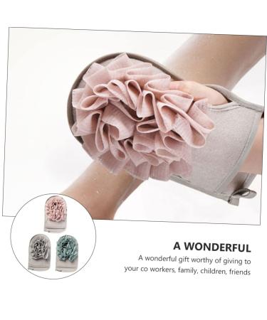 Angoily 6 Pcs Exfoliating Bath Towel & Reusable Shower Mitts - Skin-Friendly Gloves for Women - Assorted Colors 23.5x13.5cm - Buy Online on GoSupps.com