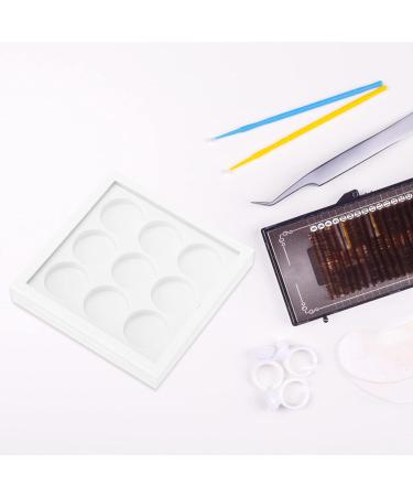 Fomiyes Empty Magnetic Eyeshadow Palette | Compact Makeup Storage Box with 9 Compartments for Eyeshadow Lipstick Rouge & Powder - 4 Pieces - Buy Online on GoSupps.com