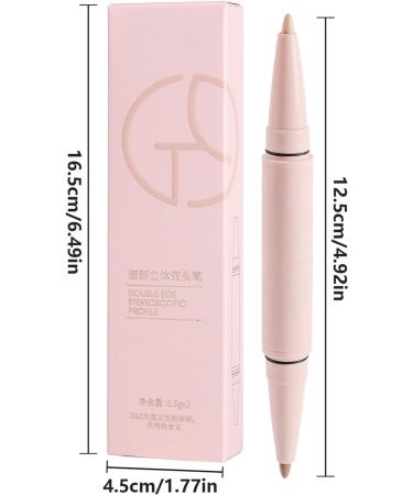Stick Makeup - Face Concealer Pen Repair Stick with Two Ends | Face Trimming Stick for All Skin Types Multi-Functional Beauty Wand Highlighter Stick Hamil - Buy Online on GoSupps.com