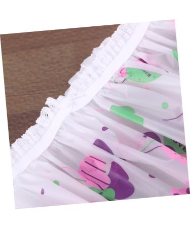 Healeved 10pcs Thicken Plastic Shower Cap Set - Waterproof Bathing Hat for Miss Swimming - Shower Bath Hat - Buy Online on GoSupps.com