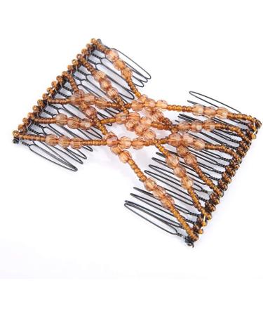 Magic Hair Comb Clip Magic Hair Beauty Decoration Comb(Brown) - Buy Online on GoSupps.com