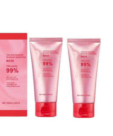 Masque rajeunissant la niacinamide aux ingr dients doux r duit les ridules am liore l' lasticit de la peau pr serve son hydratation et sublime son clat 2pcs